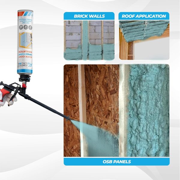Adhesive Guru Spray Foam Insulation Kit Polyurethane DIY-5