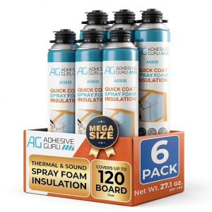 Adhesive Guru Spray Foam Insulation Polyurethane DIY Kit-0