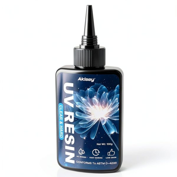Akisey UV Resin Glue Clear Fast Curing DIY Crafts Industrial-0