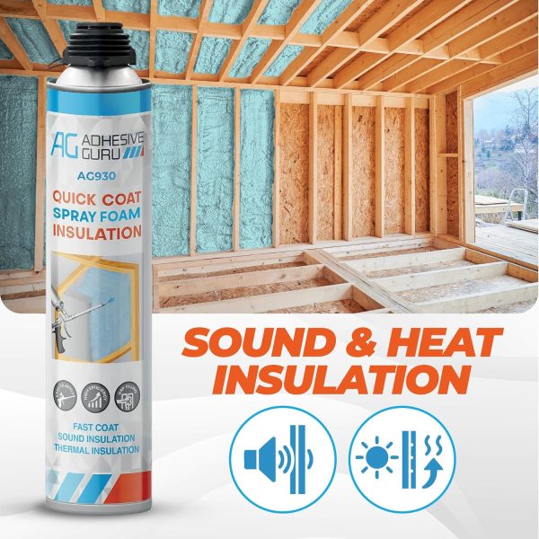 Adhesive Guru Spray Foam Insulation Kit Polyurethane DIY-2