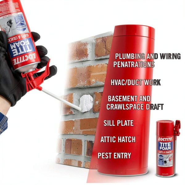 Loctite Tite Foam Sealant Insulating Polyurethane Water-2