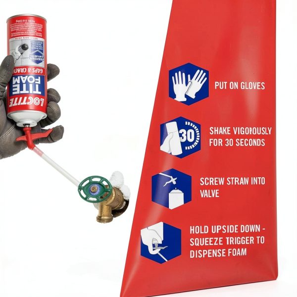Loctite Tite Foam Sealant Insulating Polyurethane Water-1