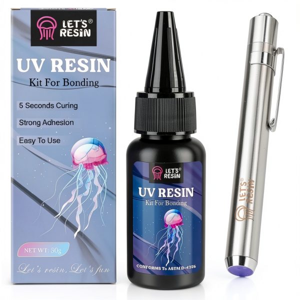 LET'S RESIN UV Bonding Resin Kit Fast Cure Adhesive-0