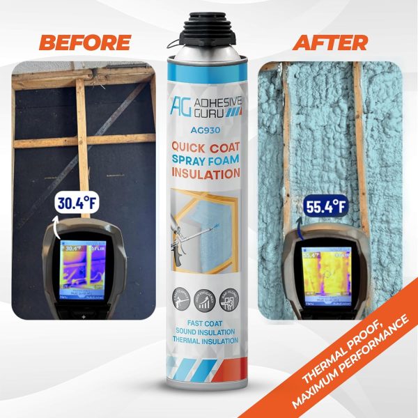 Adhesive Guru Spray Foam Insulation Kit Polyurethane DIY-1