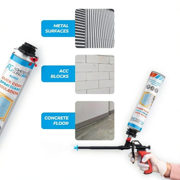 Adhesive Guru Insulation Foam Polyurethane Thermal Sound DIY-5