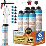 Adhesive Guru Spray Foam Insulation Kit Polyurethane DIY-0
