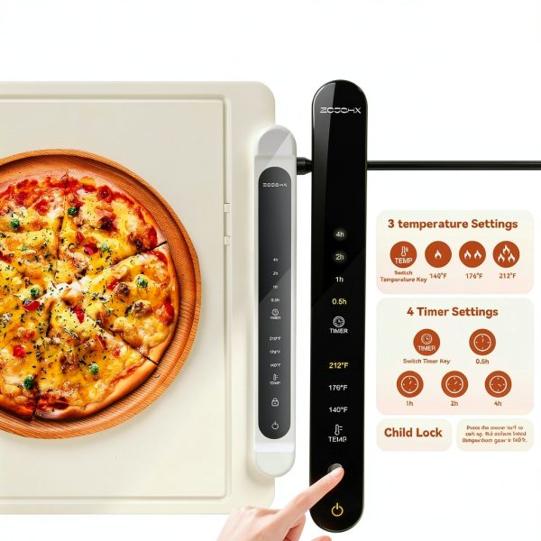 Silicone Food Warming Mat ZCJSHX 24x16 Adjustable-1