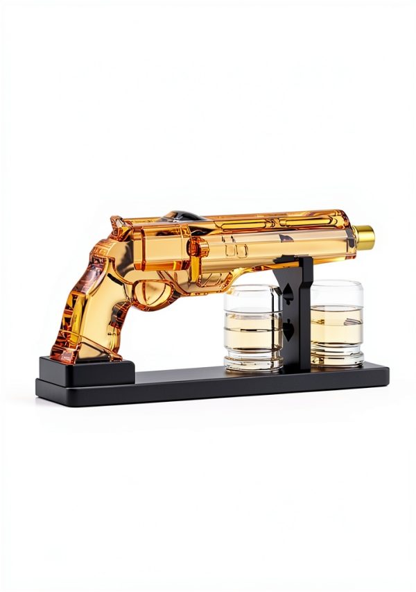 Whiskey Decanter Kollea Glass Gun Design for Men-2
