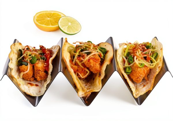 Stainless Steel Taco Holder Set 4 AT2018708-5