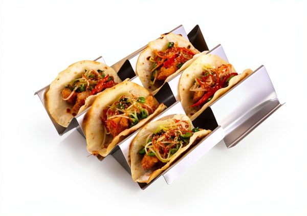 Stainless Steel Taco Holder Set 4 AT2018708-6
