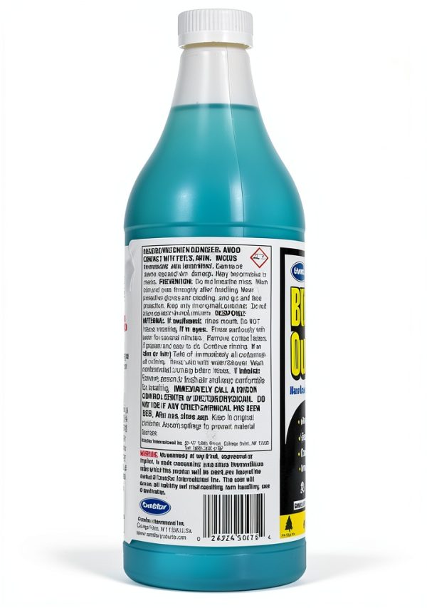 ComStar Blow Out, Non-Acid Liquid Drain Cleaner, Industrial Strength Formula for Fast Unclogging, Dissolves Hair Grease Soap & Organic Build-Up, Safe for Pipes, Septic, Porcelain, 1 Quart (30-475)-1