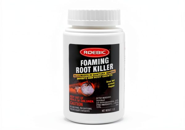 Roebic FRK Foaming Root Killer 1-Pound (2 Pack) Powerful Drain Cleaner-0