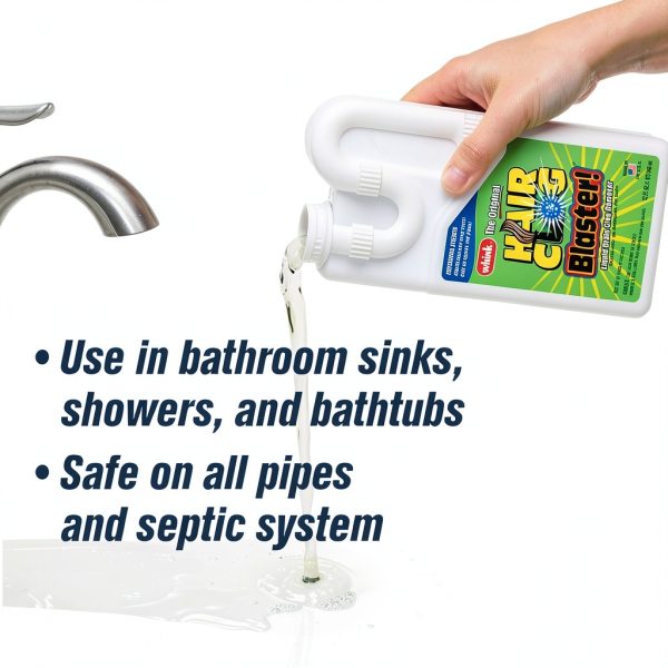 Rust-Oleum Hair Clog Blaster 32 oz Drain Opener – Fast Acting-4