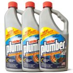 Mister Plumber Professional Formula Drain Opener, 32 Fl Oz "No-Glug" Easy-Pour Bottle, 3-Pack-0
