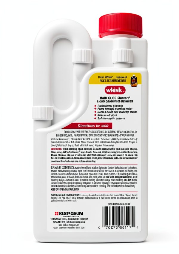Rust-Oleum Hair Clog Blaster 32 oz Drain Opener – Fast Acting-6