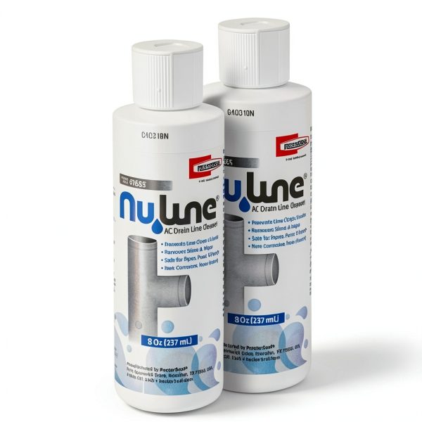 Nu-Line Drain Cleaner 2-Pack 8 Ounce Bottles Acting Odor Eliminator-0