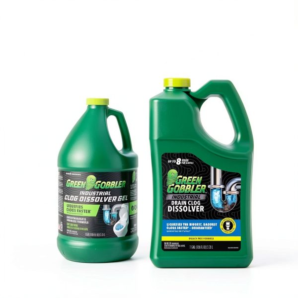 Drain Cleaner Green Gobbler 1 Gallon Gel Grease & Hair Clog Remover-2