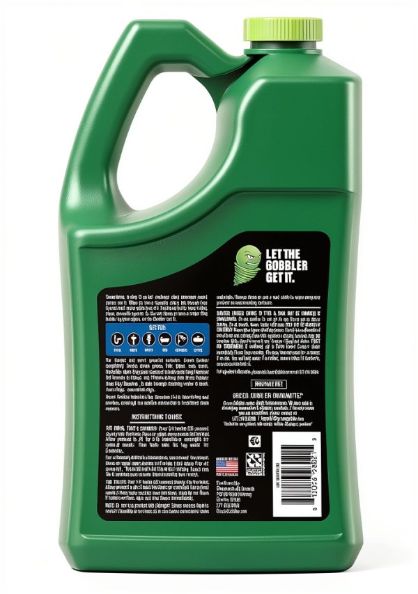 Drain Cleaner Green Gobbler 1 Gallon Gel Grease & Hair Clog Remover-1